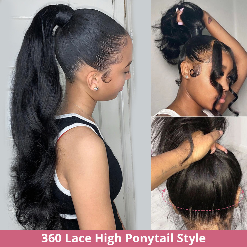 180% Density 360 HD Lace Wig Vendor,High Quality HD Lace 360 Lace Frontal Wig,100% Raw Human Hair 360 Full Lace Hair Extensions