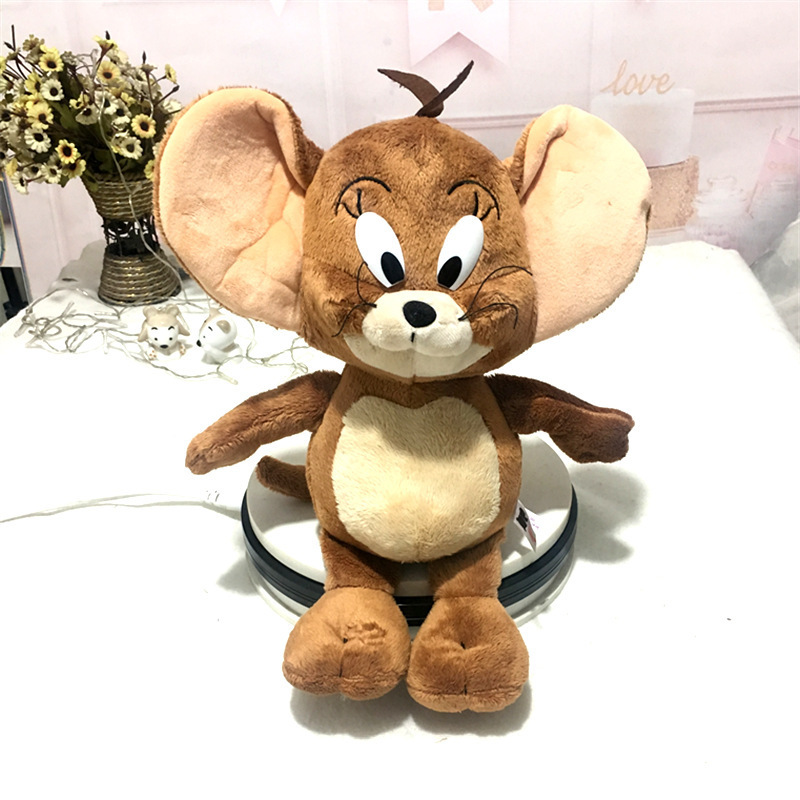 Cartoon doll cat mouse action figure Tom cat Jerry Mouse children's Rag Doll plush toy customization