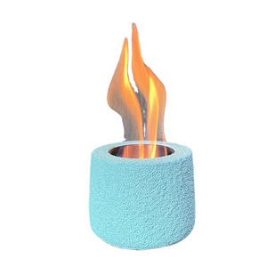 Wholesale Mini Portable Cement Fire Pit Modern Mini Indoor Table Top Fire Pit Bio Ethanol Tabletop Fireplace Portable Firepit