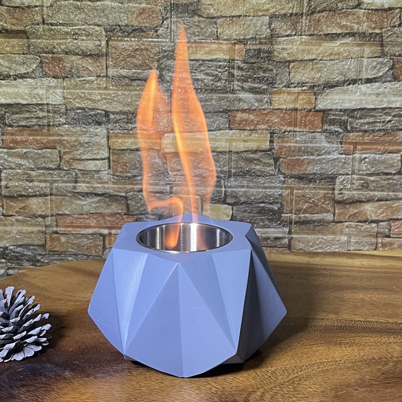 New Design Portable ethanol Fireplace maker Concrete Mini table top Fire Bowl Pot Fireplace Alcohol Table top Fire Pit