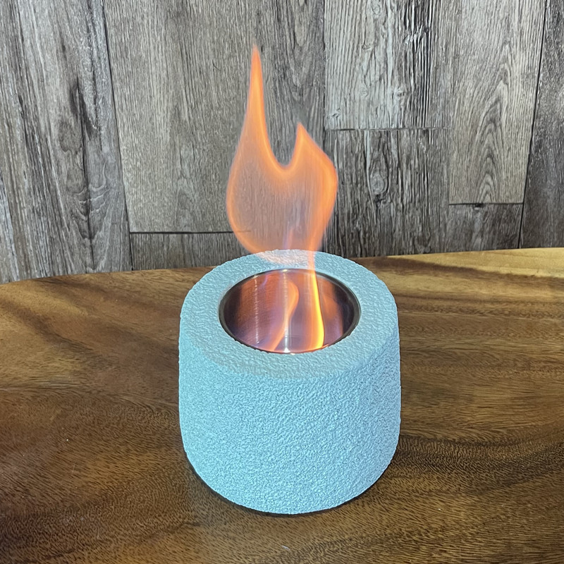 Wholesale Mini Portable Cement Fire Pit Modern Mini Indoor Table Top Fire Pit Bio Ethanol Tabletop Fireplace Portable Firepit