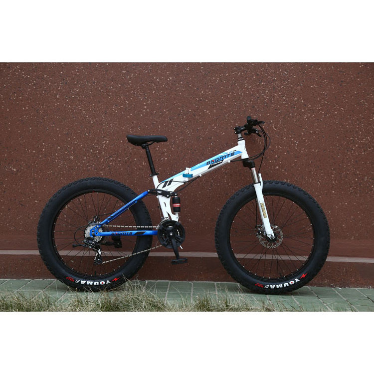 Folding 26 inch Mountain Bike Snow bike 4.0 fat Tire Beach Bike Men's Cycling Adult Speed mtb 24 inch