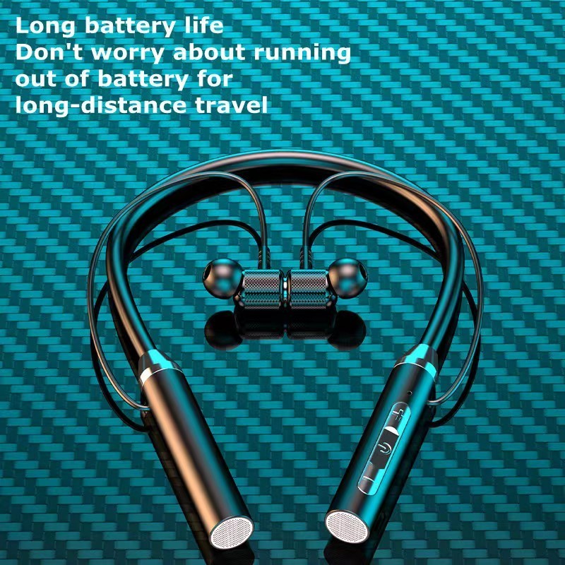 Oem products Free Logo G01 Fast Charging Neckband Wireless Headphone for Running Neck Band Earphone Headset Earbuds Sports