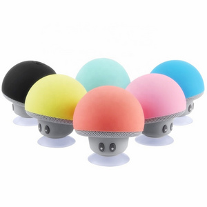 2023 Hot Selling Cute Mini Mushroom Wireless Portable Waterproof Shower BT speaker For Mobile Phone