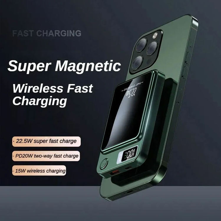 Fast Charging Mobile Portable 20w 10000mah Powerbank Magnetic Wireless wireless power bank for universal smart phone