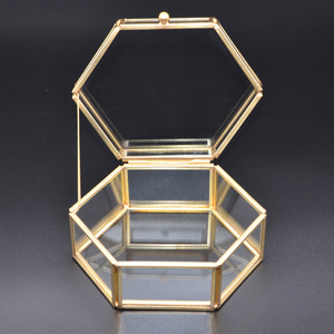 8 colors metal collectible gold black trinket custom shape square rectangle hexagon octagonal jewelry boxes