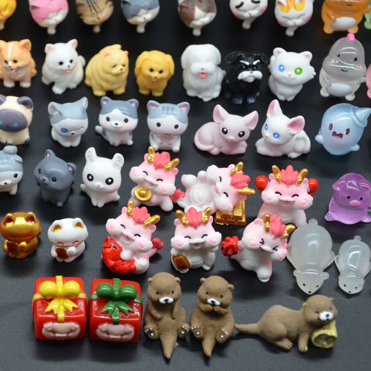 thousands of designs animal figure toys for kids superhero cat succulent grandma fairy miniature little mini figures