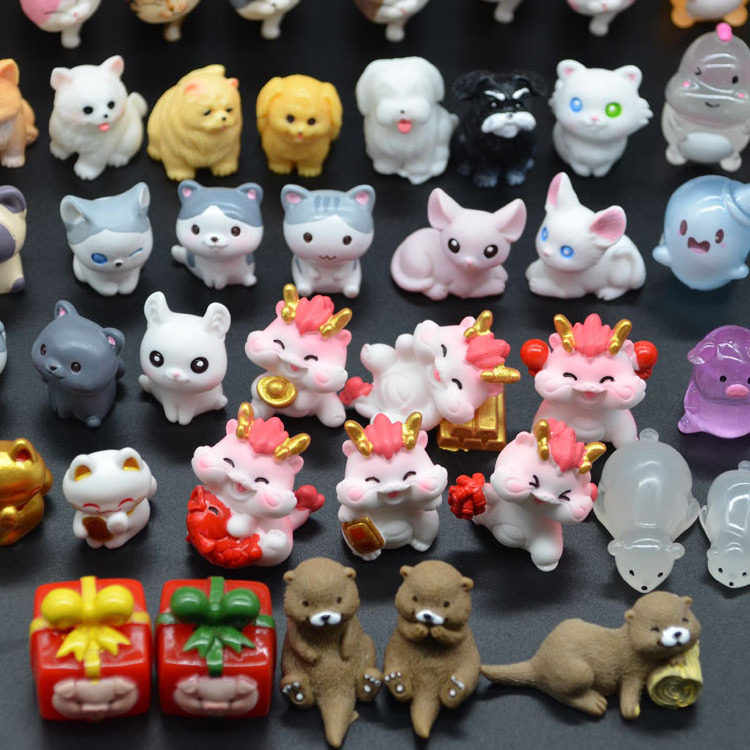 thousands of designs animal figure toys for kids superhero cat succulent grandma fairy miniature little mini figures