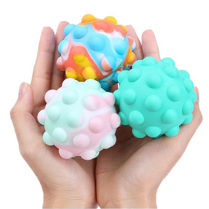 Poppers Its 3D Squeeze Anti-Pressure Pop Balls Push Bubble Its Sensory Toys Squishy Fidget Ball