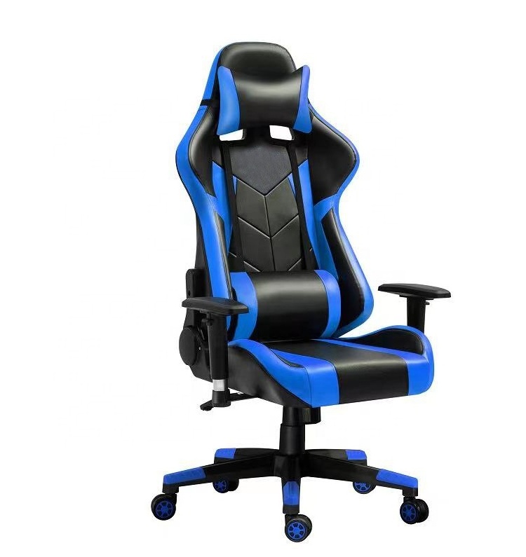 Latest Gaming Chair With Led Light Full Black Rgb Led Game Chair with Customize Logo Heavy Duty Esport VR Racing Chair