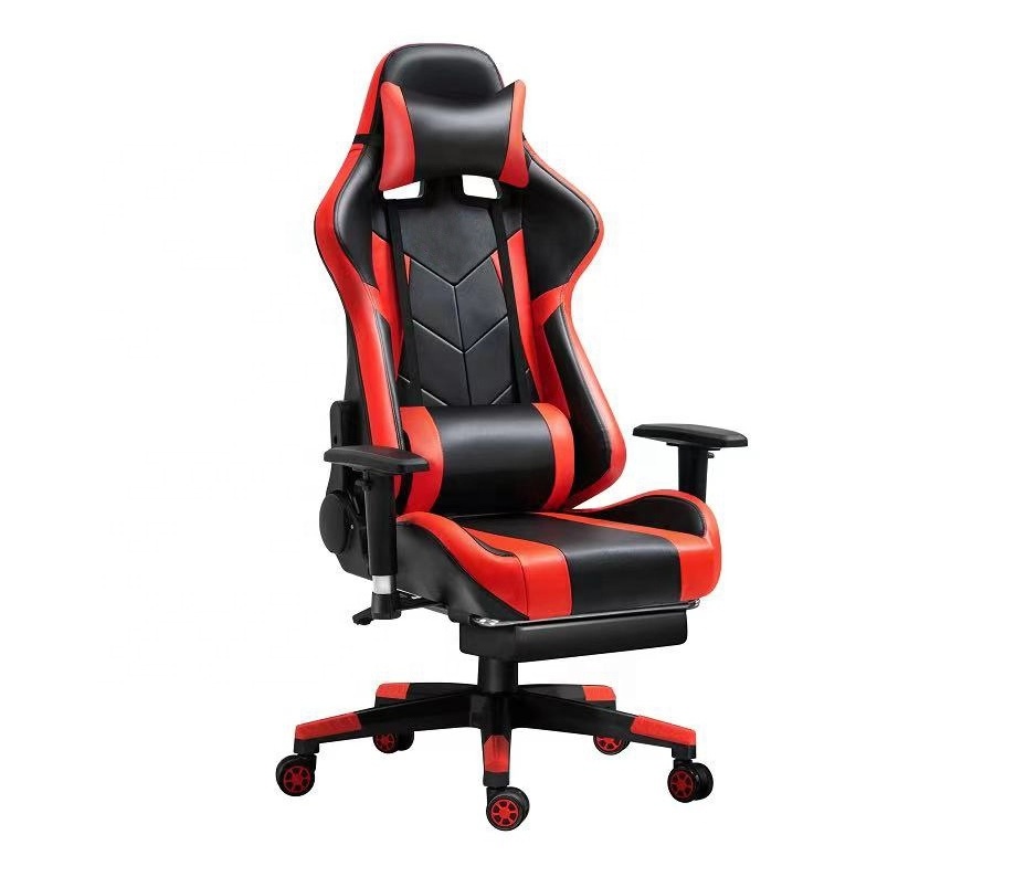 Latest Gaming Chair With Led Light Full Black Rgb Led Game Chair with Customize Logo Heavy Duty Esport VR Racing Chair