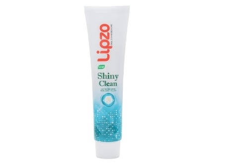 Toothpaste Lipzo Shiny Clean Toothpaste Silica and Sorbitol Formula Cleans Plaque Without Eroding Tooth Enamel