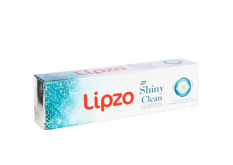 Toothpaste Lipzo Shiny Clean Toothpaste Silica and Sorbitol Formula Cleans Plaque Without Eroding Tooth Enamel