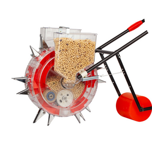 Garden Hand-Pushed Corn Peanut Seeder Machine With Fertilizer