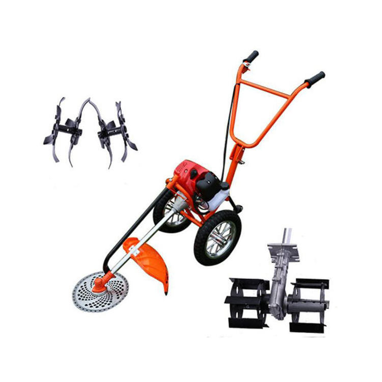 Hand Push Portable Multi-Function Weeding Machine Micro Small Hand Ploughing Machine