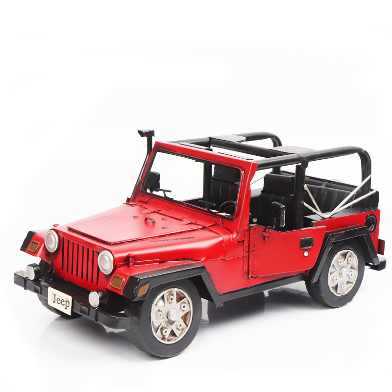 metal folding car  diecast toys vintage  electric custom metal car electric classic cars for kids Jeep Wrangler  model