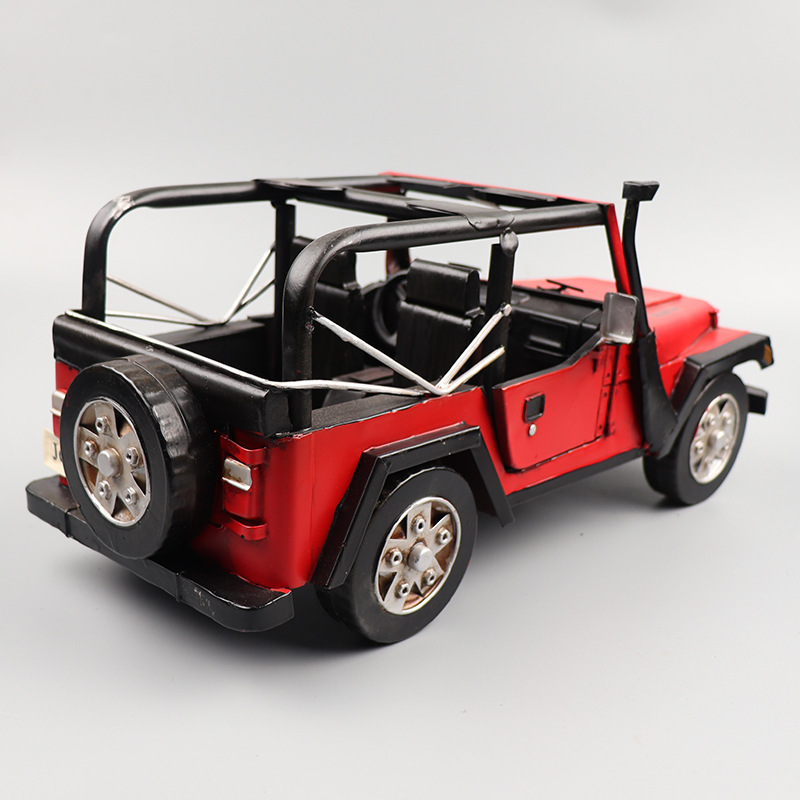 metal folding car  diecast toys vintage  electric custom metal car electric classic cars for kids Jeep Wrangler  model