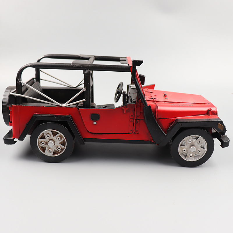 metal folding car  diecast toys vintage  electric custom metal car electric classic cars for kids Jeep Wrangler  model