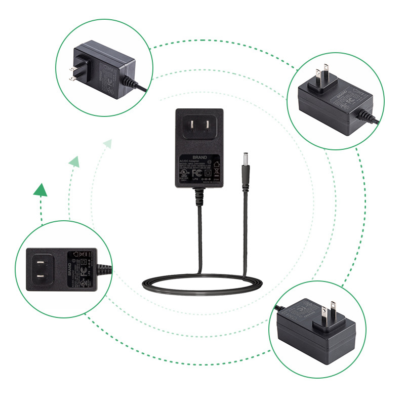 EU UK US AU AR Plug transformer adapter CE GS UL62368 5V 9V 12V 15V 24V 1A 1.5A 2A 2.4A AC DC adapter 12V 2A power supply