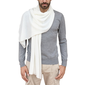 2024 cashmere scarf white shawl cashmere mans cashmere shawl