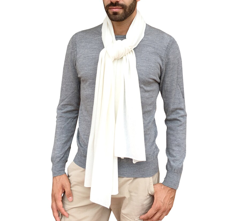 2024 cashmere scarf white shawl cashmere mans cashmere shawl