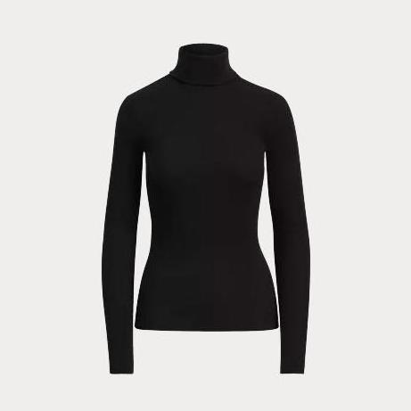 wholesale OEM ribbed cuff hem knitted slim fit turtle neck cashmere sweater cashmere pullover for women