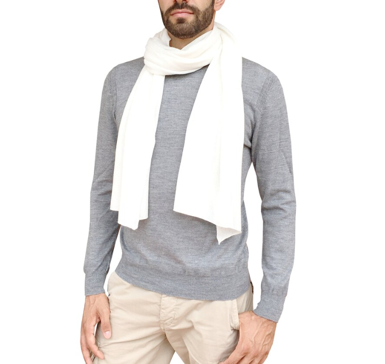 2024 cashmere scarf white shawl cashmere mans cashmere shawl