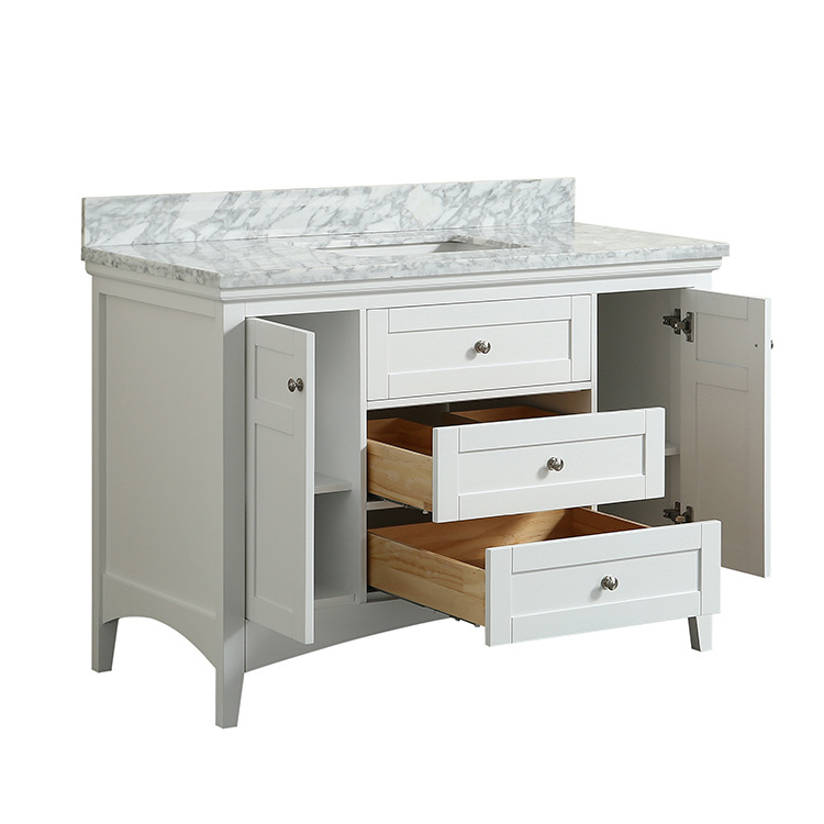 American Style Artisan Modern Bathroom Kitchen Design Mdf Bathroom Vanity Cabinets With Mirror Curved Bathroom Vanity