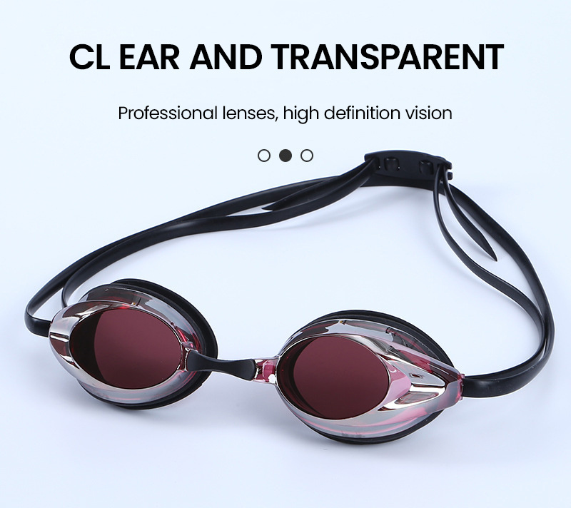 Hot Sale Swim Eyewear No Leaking Lens Anti Fog Swim Goggles Uv Protection Swimming Glasses With Ear Plugs