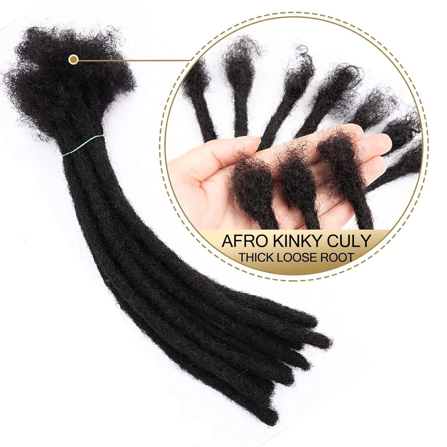 Human Hair Dreadlocks Extensions Loc Bulk Dread Lock Human Hair Wholesale Crochet Braid Hair Remy Brazilian Locs Afro Kinky