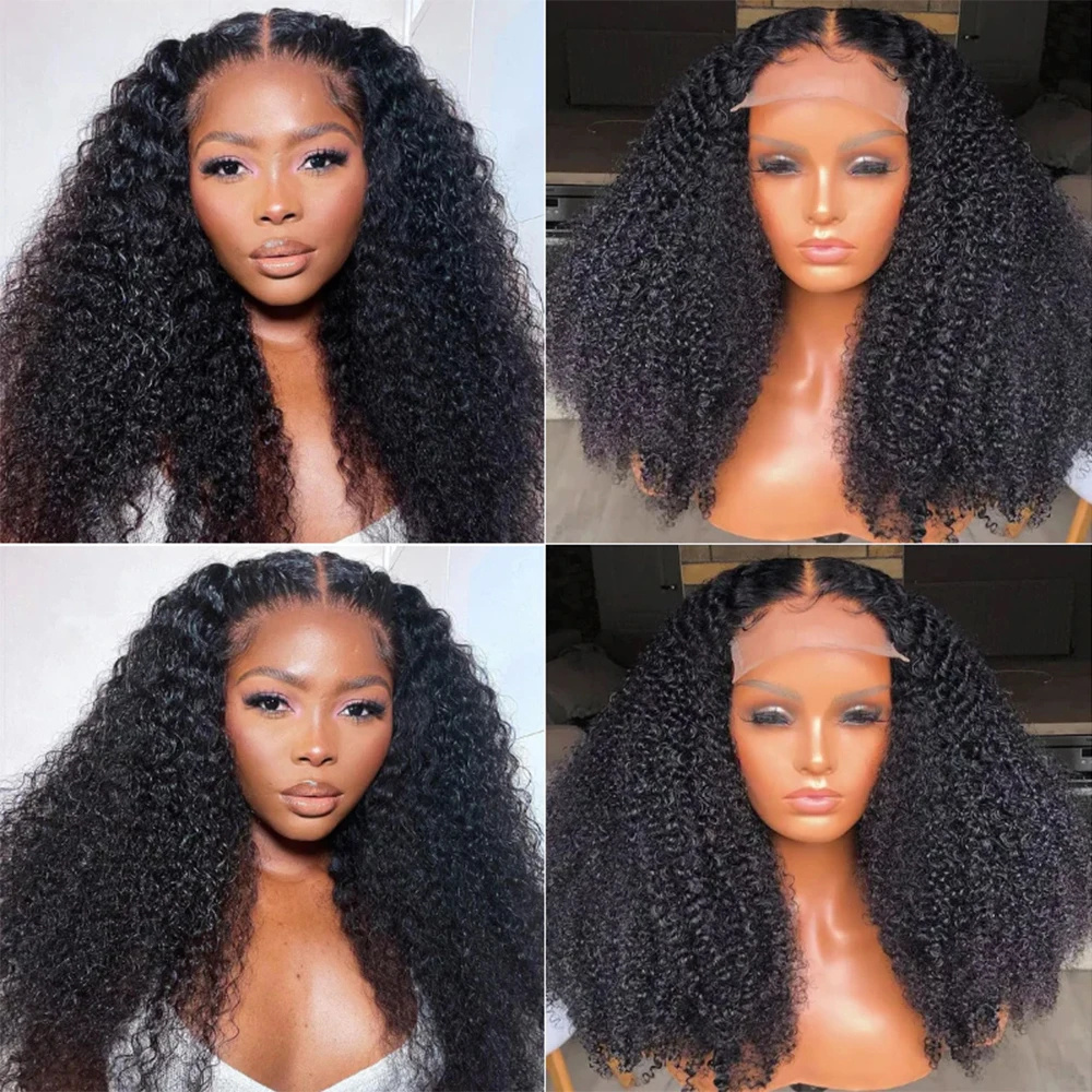 30 32 34 36 38 40 50 Inch Human Hair Lace Front Wigs For Black Women Straight Deep Wave Kinky Curly Virgin Raw Indian Hair Wig