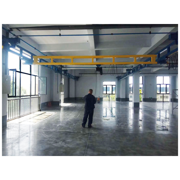 China factory Free standing light duty rigid rail ergonomic overhead bridge crane