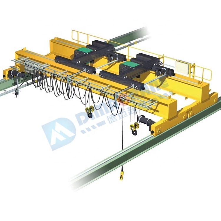 QD model 300 ton 320  European 350 Ton double girder beam used electric overhead traveling bridge cranes in workshop for sale