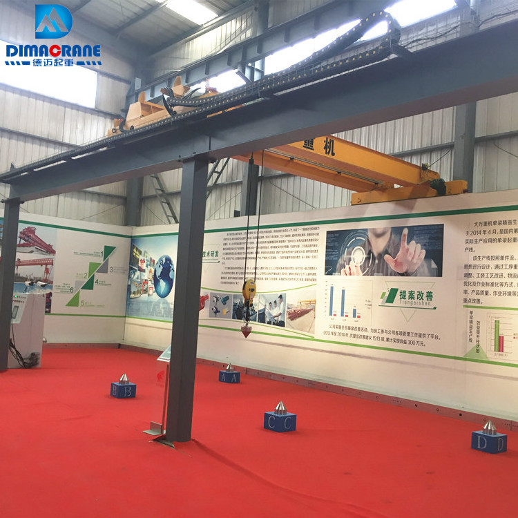 Artificial intelligence Smart double girder overhead crane price with Precise positioning