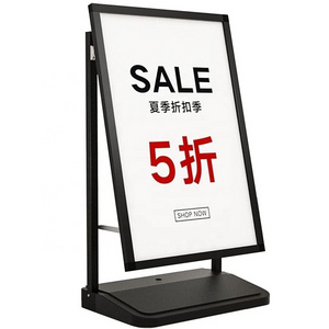 Outdoor Poster Stand Windproof Billboard Poster Holder Sign Holder Advertising Display Holder Notice Stand