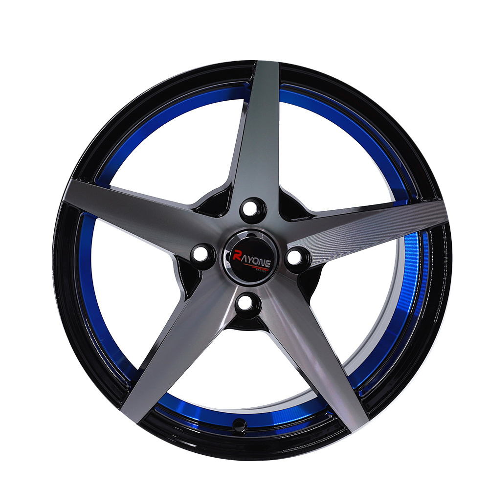 5029 Professional Supplier 15x7.0 5 spoke star alloy wheels rims for sport car