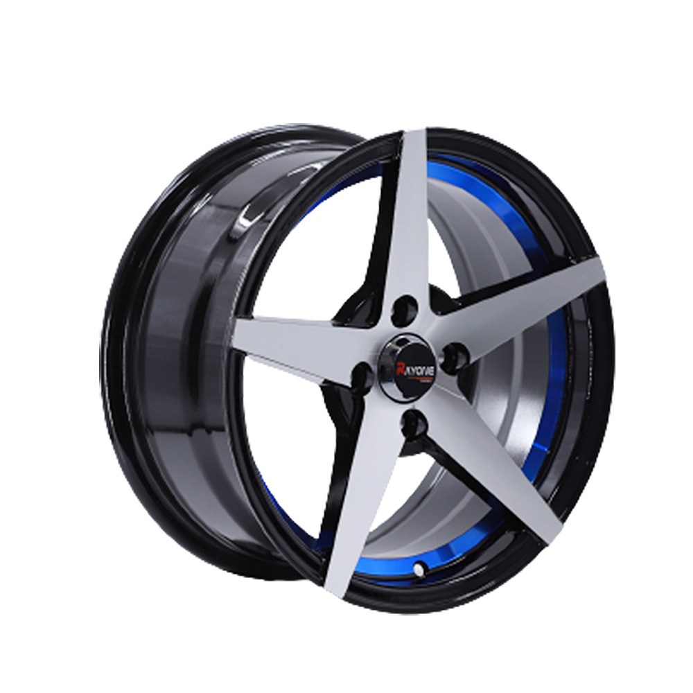 5029 Professional Supplier 15x7.0 5 spoke star alloy wheels rims for sport car