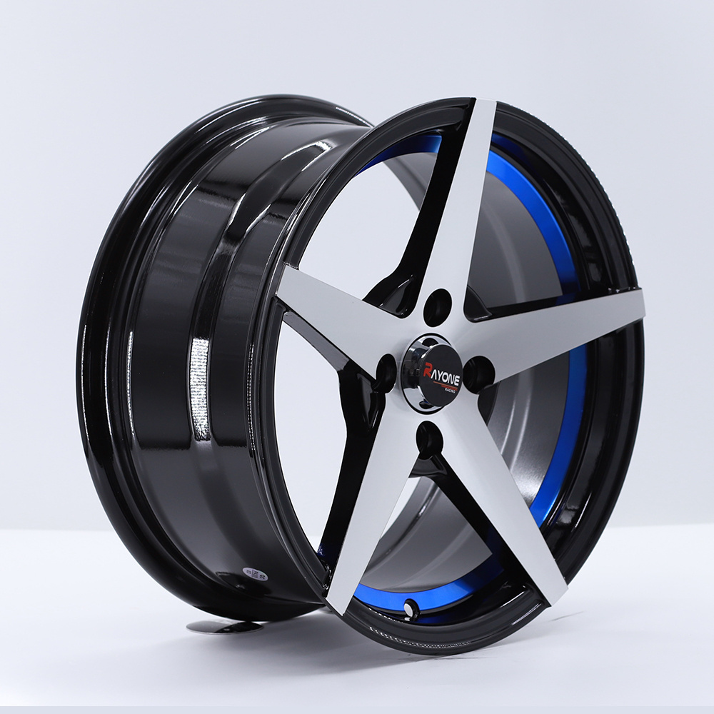 5029 Professional Supplier 15x7.0 5 spoke star alloy wheels rims for sport car