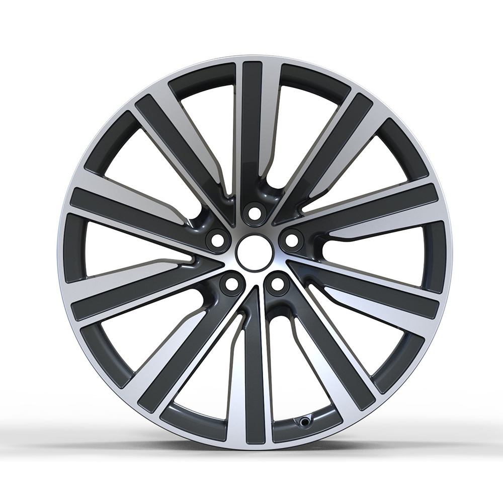 DX174 New Design Five Spoke 22 23 Inch 5x108 5x120 Black Alloy Car Wheels