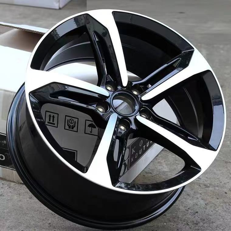 A014 Professional Manufacture Hot black 5*112 rims 17 18 19 inch