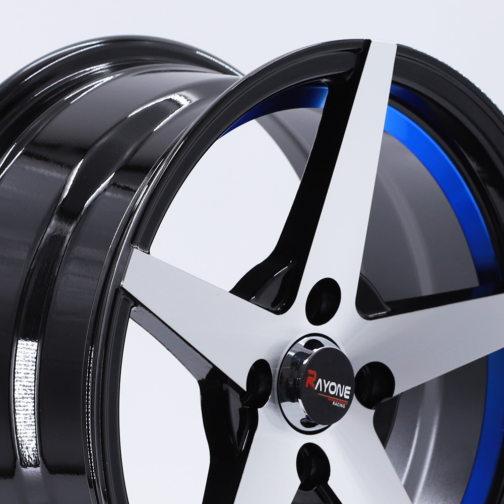 5029 Professional Supplier 15x7.0 5 spoke star alloy wheels rims for sport car