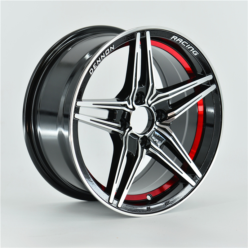 622 Top Sell High Quality Passenger Car Wheels 15 Inch Multi Spoke Five Stars Alloy Wheels Rims For Car