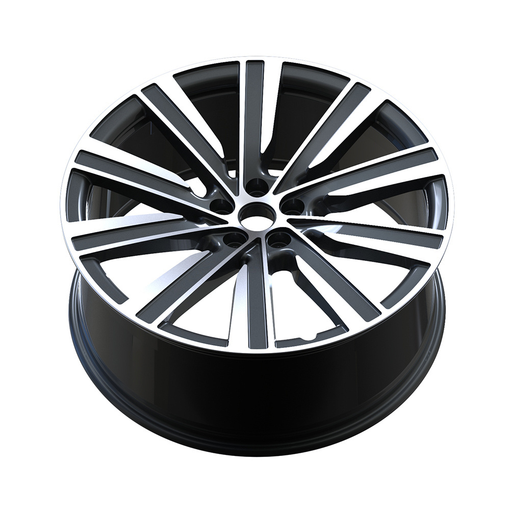 DX174 New Design Five Spoke 22 23 Inch 5x108 5x120 Black Alloy Car Wheels