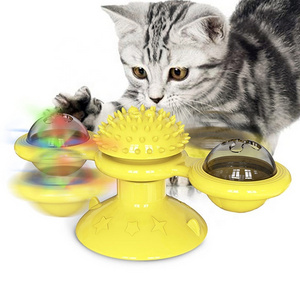 New Trend Kitten Interactive Toy Supplies Rotating Leak Food Cat Feeder Relieve Stress Puzzle Toys For Pet Cat