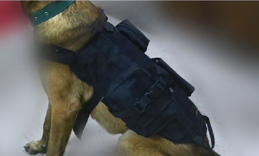 Outdoor Patrol Tactical Dog Vest Clothes Camouflage Dog Harness Backpack