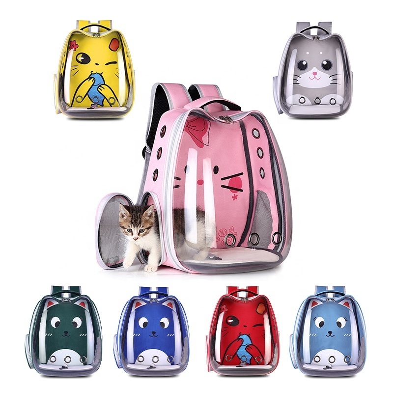 Cat Backpack Bubble Bag Airline Approved Travel Carriers Small Dog Backpack Carrier Capsule Pet Carrier Cat Bag