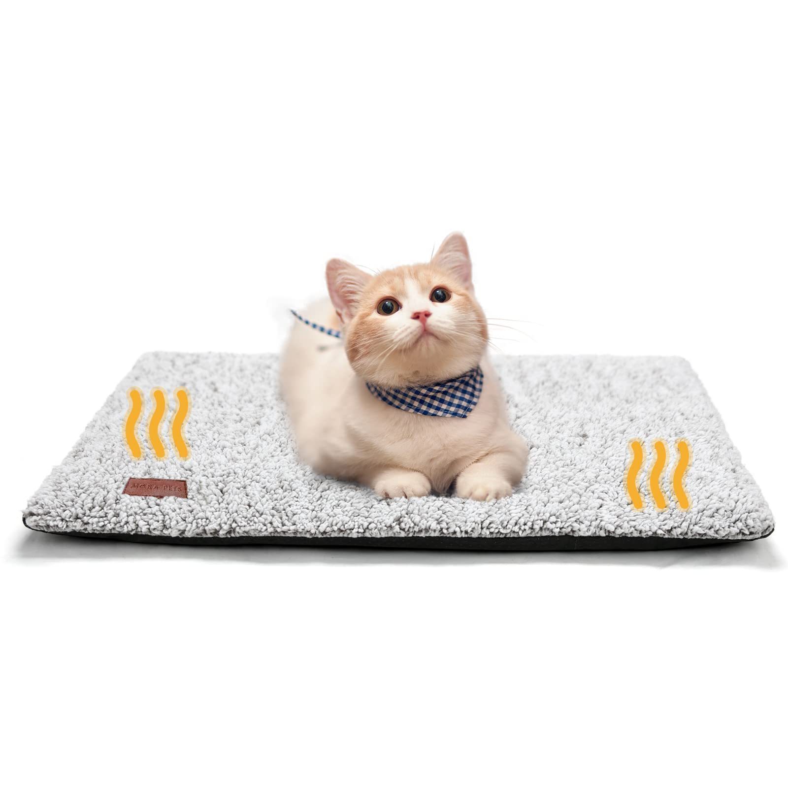 Custom Pets Cat Bed Self Heating Pet Mat Blanket No Electric Self Warming Dog Blanket Cushion Extra Warm Self Heated Cat Pad