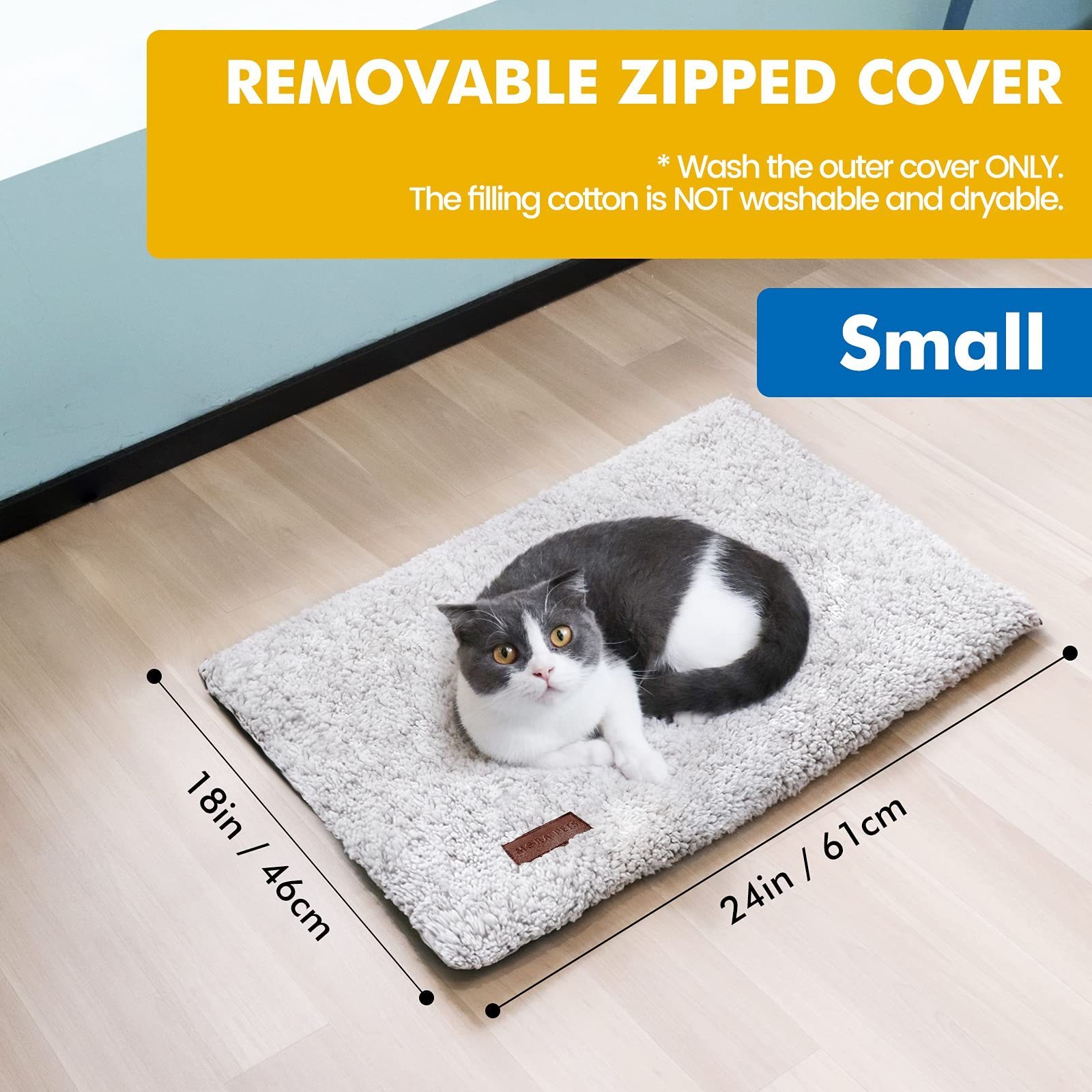 Custom Pets Cat Bed Self Heating Pet Mat Blanket No Electric Self Warming Dog Blanket Cushion Extra Warm Self Heated Cat Pad