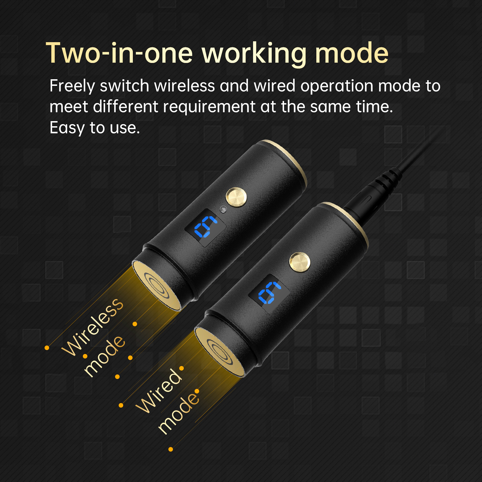 Dr.pen A8S Anti-backflow Black microneedling pen 2023 latest wireless & wired Digital 6 levels with rechengable battery