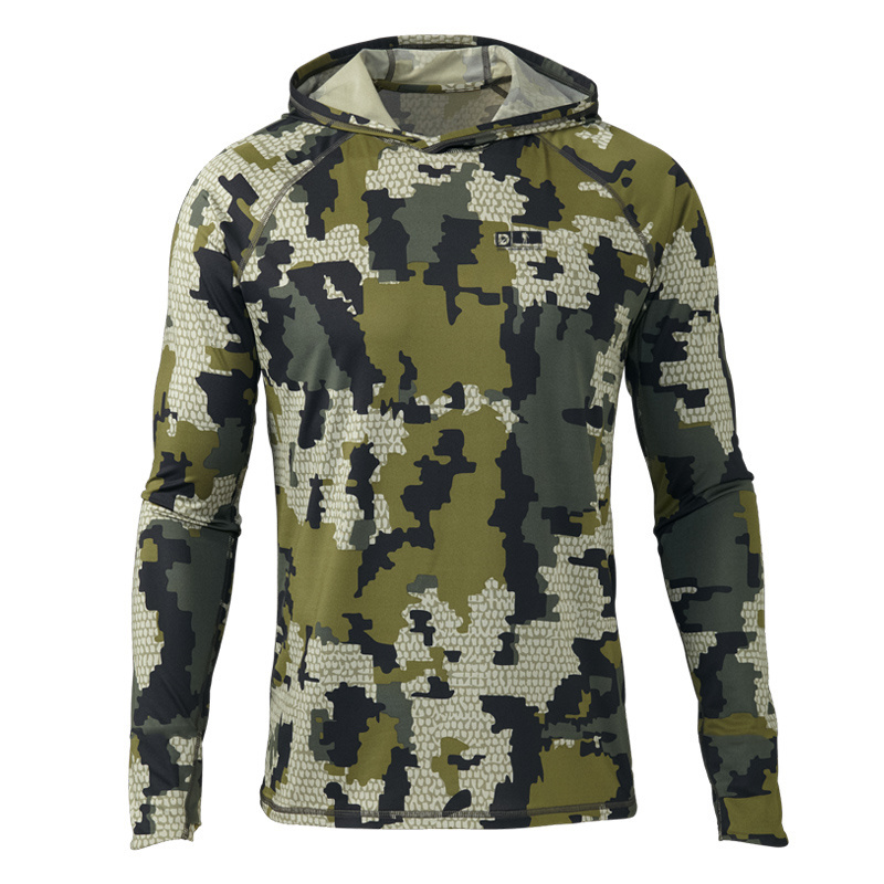 Wholesale custom men's shirt camouflage outdoor jacket warm quick dry hunting suit